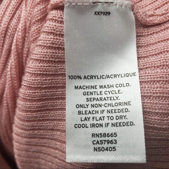 NWT’s 14th and Union blush pink‎ knit sweater - Picture 7 of 8
